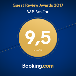 Booking.com Guest Review Award 2017. Bos-Inn scoort een 9,5